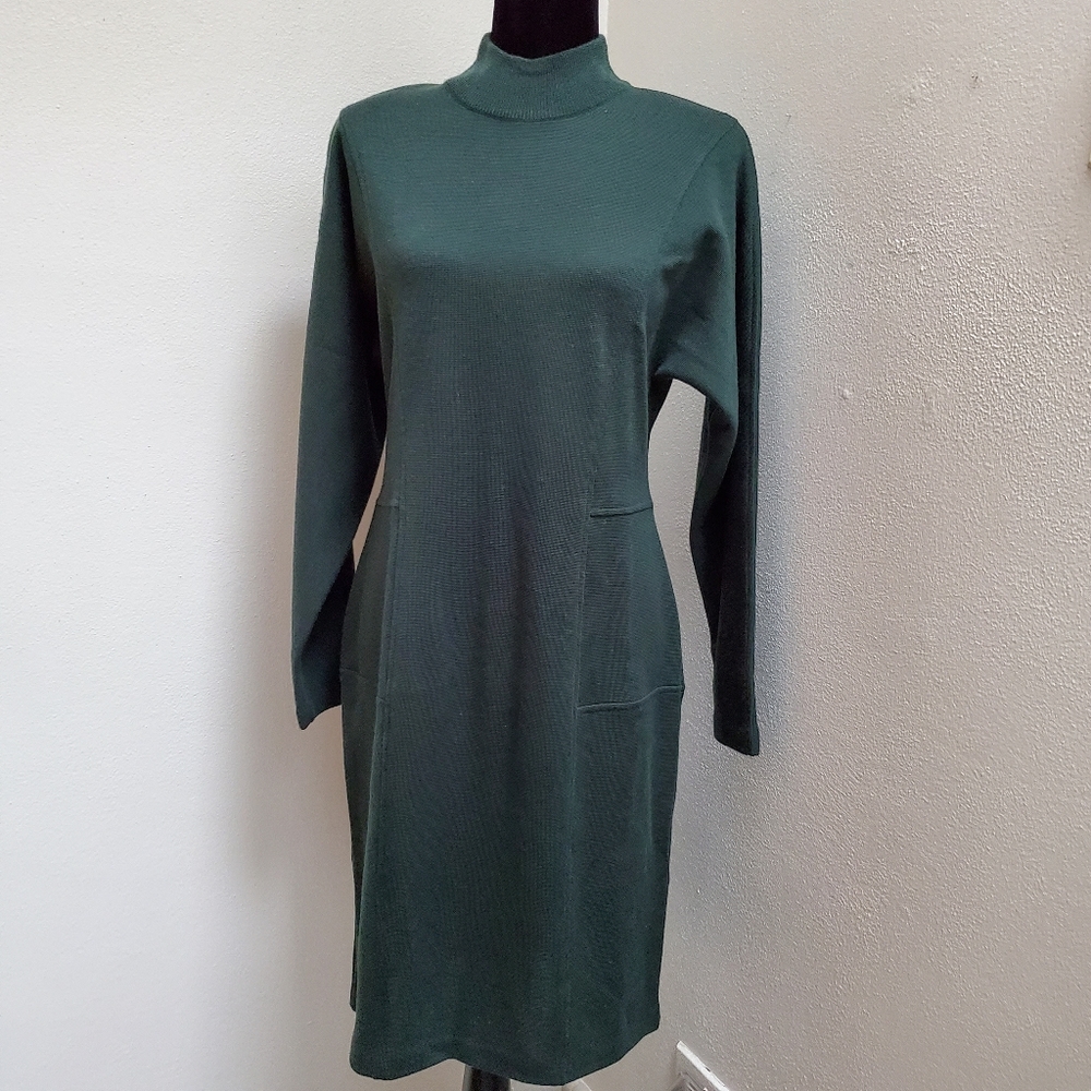 Nina Patrick Knit Dress w/Long Sleeve Size L
